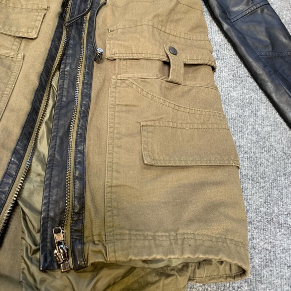 Mixed material jacket - Picture 2 of 6